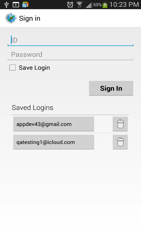 xfi Find iPhone iCloud Android screenshot